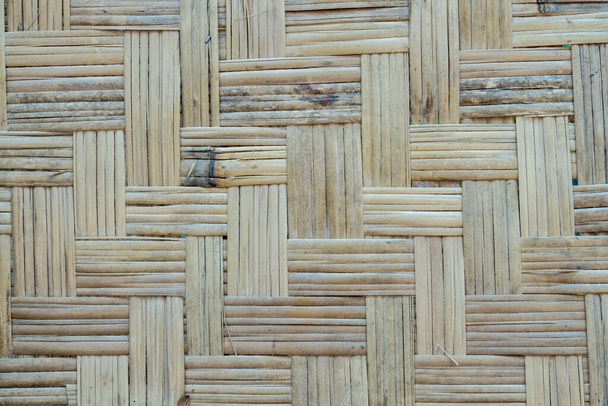Bambus gewebte Textur Hintergrund - Foto, Bild