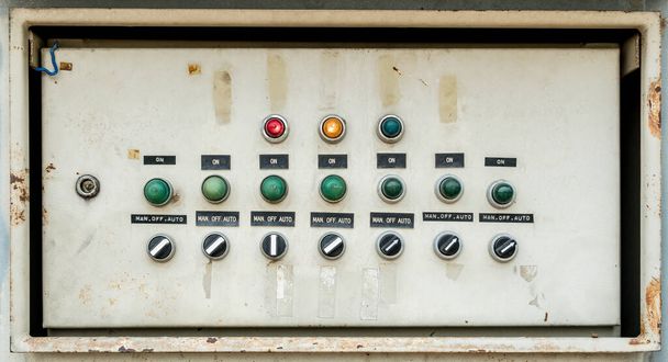 Rusty Panel de control fondo simple - Foto, imagen