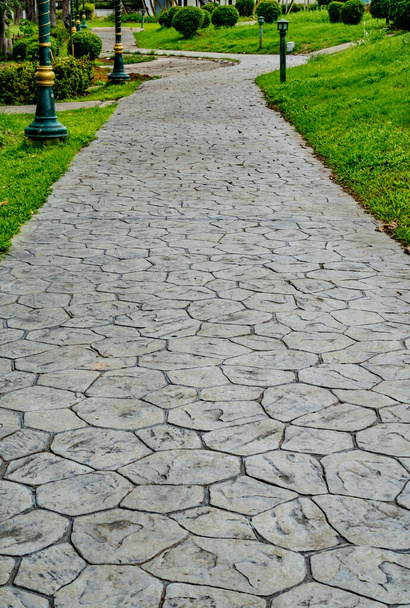 Concrete pathway in park - Photo, Image