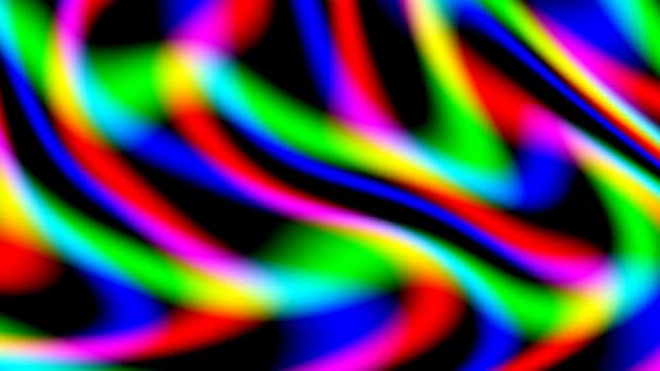 Red Green and Blue Rgb Waves Mass - Footage, Video