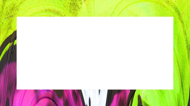 Stary grunge obrane Odlewane Tynk malowany ramki ściennej z abstrakcyjną antyczną popękaną teksturą. Retro Stucco podrapany wzór. Puste miejsce na obraz, tekst. Baner poziomy prostokąta - Zdjęcie, obraz