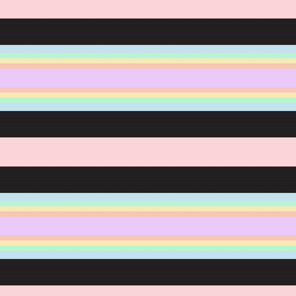 Regenbogen Horizontal gestreifte nahtlose Muster Hintergrund geeignet für Modetextilien, Grafiken - Vektor, Bild