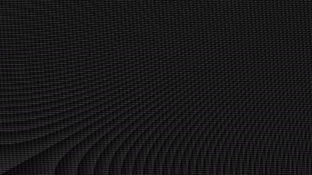 Efekt uhlíkových vláken pohybující se rostoucí technická mřížka černé textury - Záběry, video