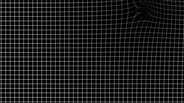 Gravitační těleso pohybující se po povrchu vesmírné mřížky - Záběry, video