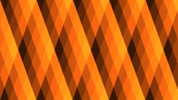 Przekraczanie linii pomarańczowych i brązowych tworzących przekątną siatkę linii - Materiał filmowy, wideo