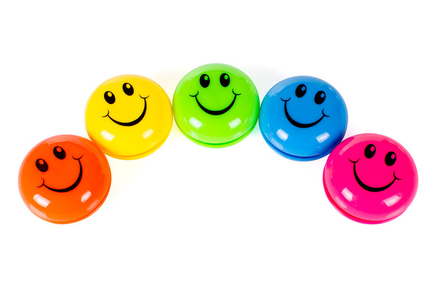 Colorful smileys - Photo, Image