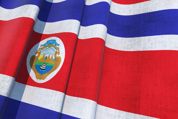 Національний прапор Коста-Ріка - Фото, зображення
