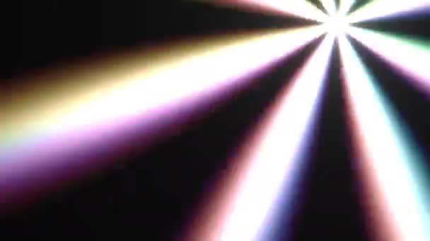 Fényes villogó Spinning Disco Light Party Idő Izgalmas Spotlight - Felvétel, videó
