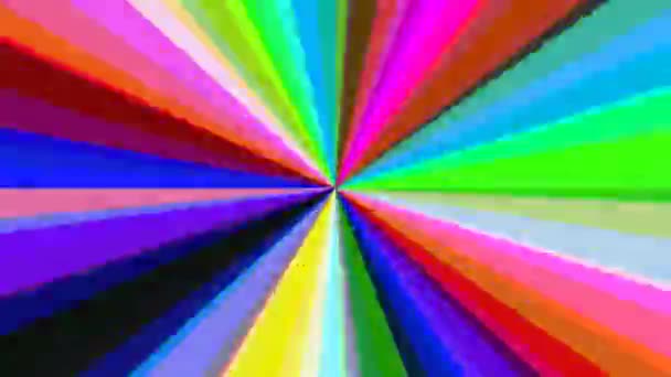 Two Layers of Bright Color Rays Expanding Overlapping - Footage, Video