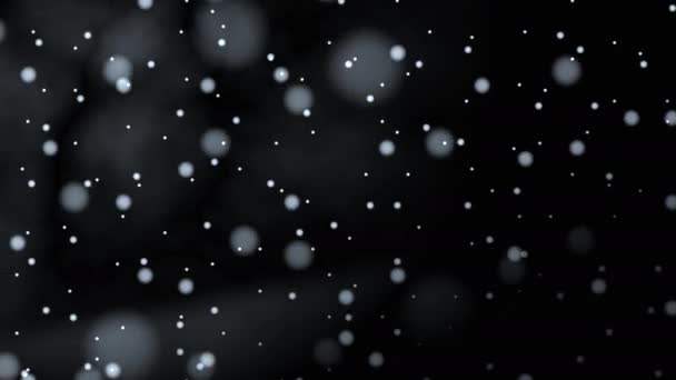 Kinematografický prach nebo sníh zvýrazňuje překrytí filmové scény pohybující se doprava - Záběry, video