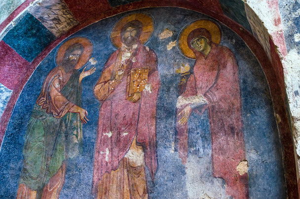Fresco na Igreja de São Nicolau
 - Foto, Imagem