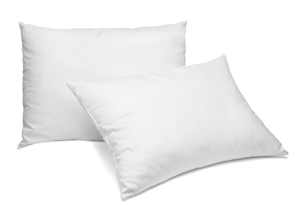 close up of  a white pillow on white background - Photo, Image