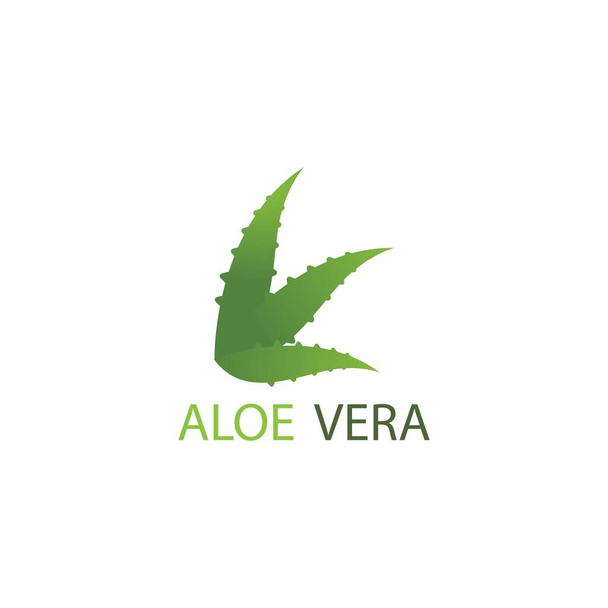 Aloe vera logó vektor szűrési sablon - Vektor, kép