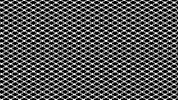 Yksinkertainen Diagonal Grid Mesh kuvio liikkuvat toistetaan - Materiaali, video