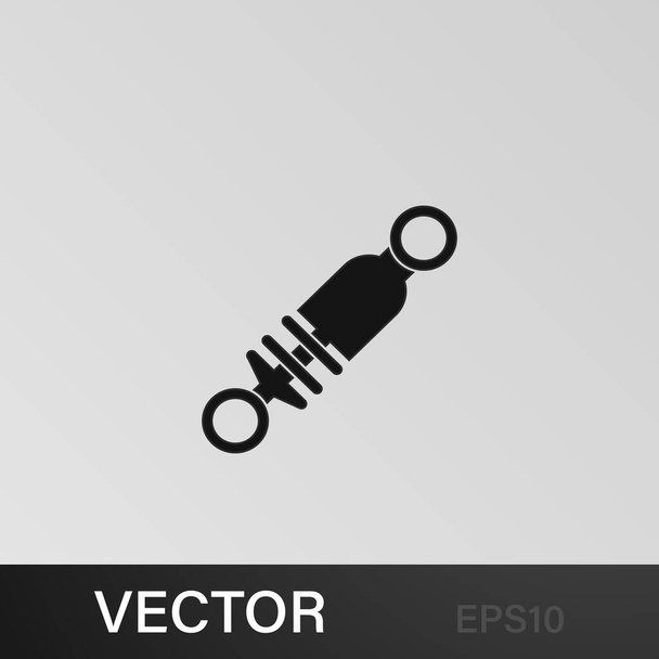 Shock absorber icon on white background - Vettoriali, immagini