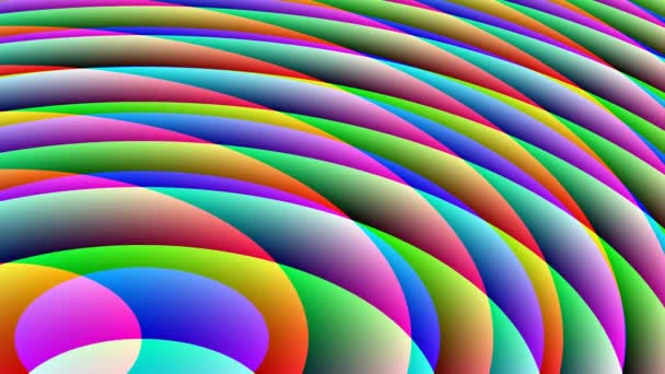 Цветные круги, движущиеся массовые шары - Кадры, видео