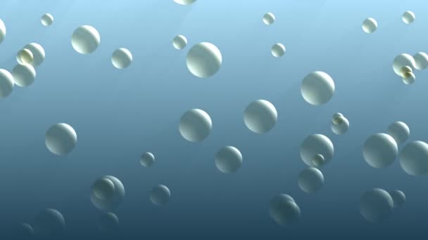 Rising Bubbles Underwater Floating Riser - Footage, Video