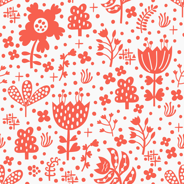 Flower seamless pattern - Вектор,изображение