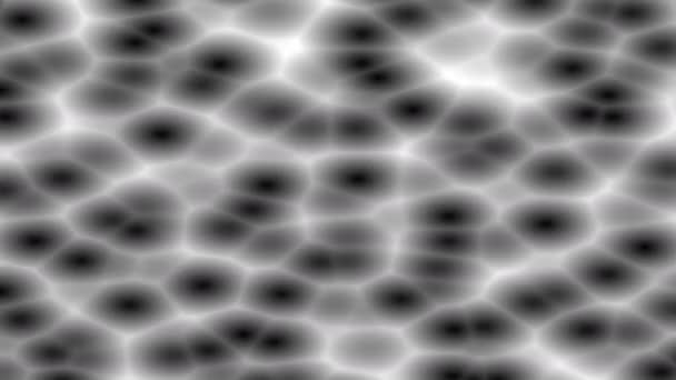 Bubbling glinsterende Voronoi Cells Grid Mask Matte - Video