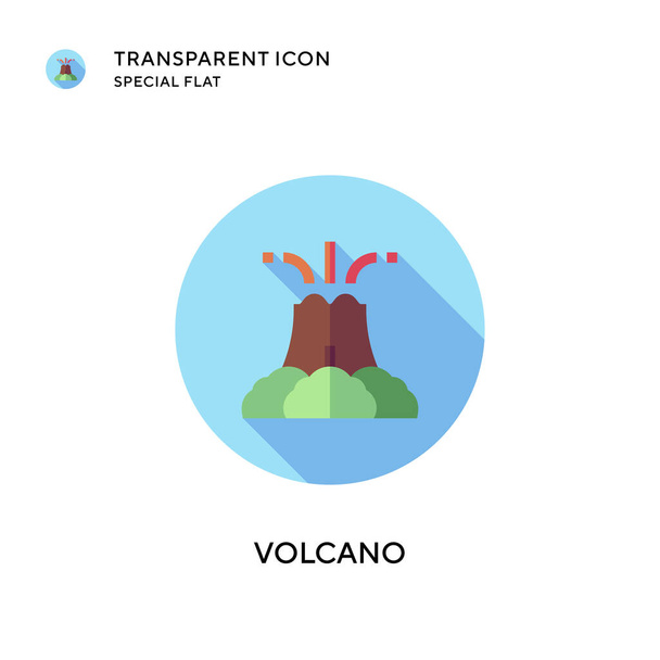 vetor de contorno de ícone de ilha vulcânica. magma de fogo 14986738 Vetor  no Vecteezy