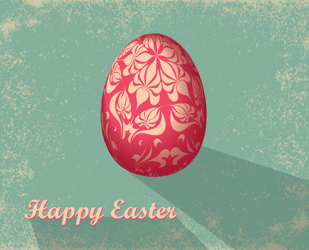 Easter card with egg - Foto, Imagem
