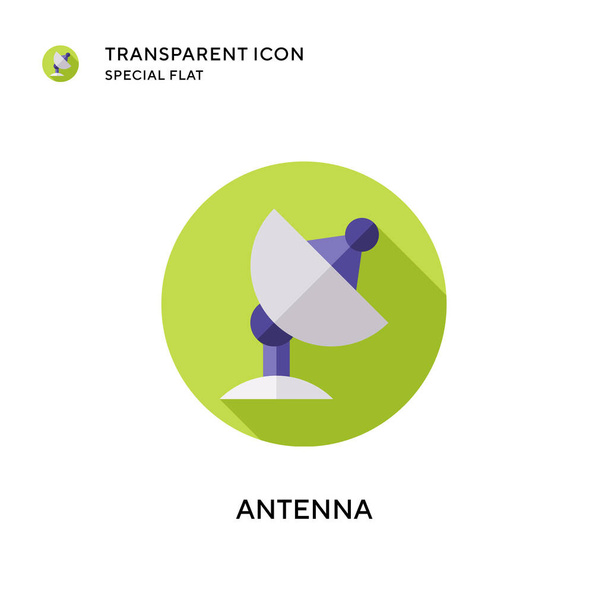 Antenna vector icon. Flat style illustration. EPS 10 vector. - Vector, Image