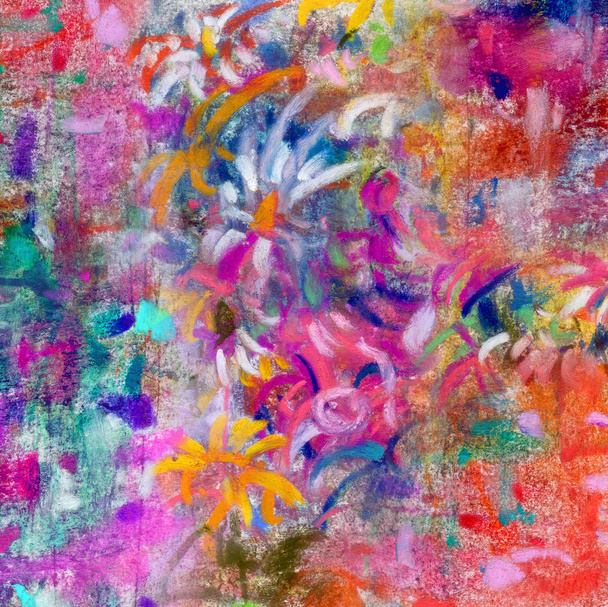 abstracte pastel schilderkunst - Foto, afbeelding