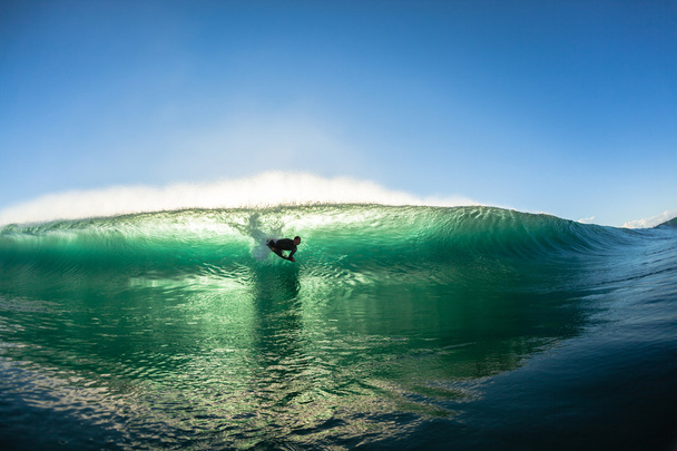 surfing ciała granicy kolorów fali - Zdjęcie, obraz