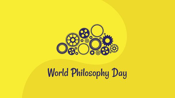 Maailman filosofian päivä. Vektoriesimerkki - Vektori, kuva
