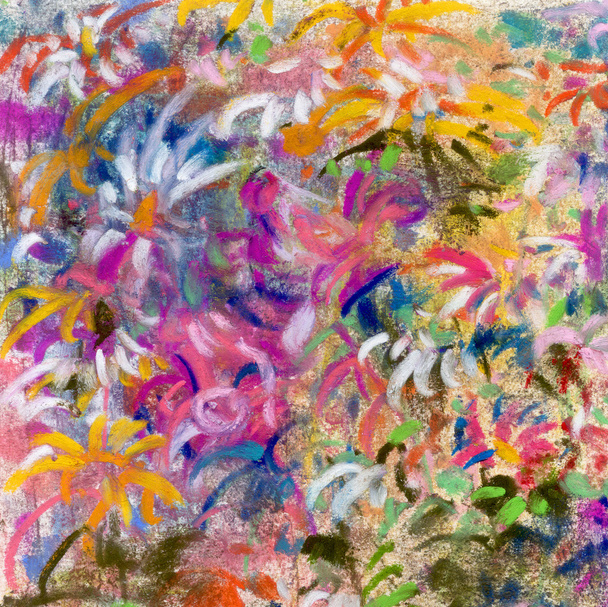 Tema çiçeklerle, yumuşak pastel - Fotoğraf, Görsel