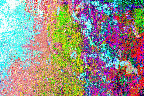 obra de arte criativa e design, papel de parede espaço cópia, fundo textura colorido abstrato   - Foto, Imagem