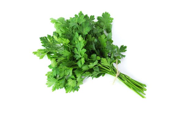 Bunch of parsley isolated on white background - Photo, Image