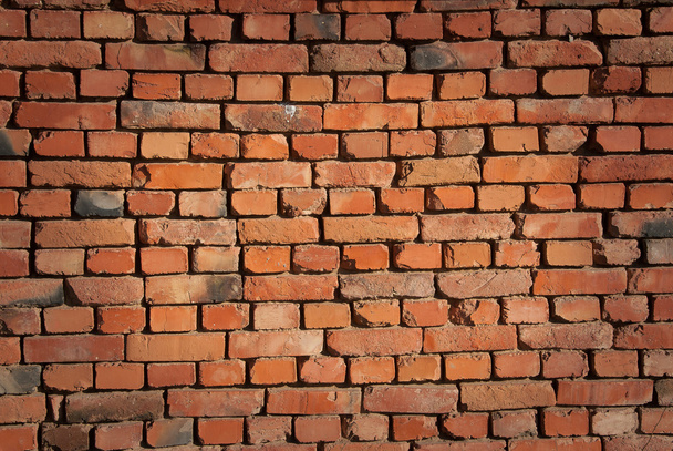 Wall red bricks - Fotoğraf, Görsel
