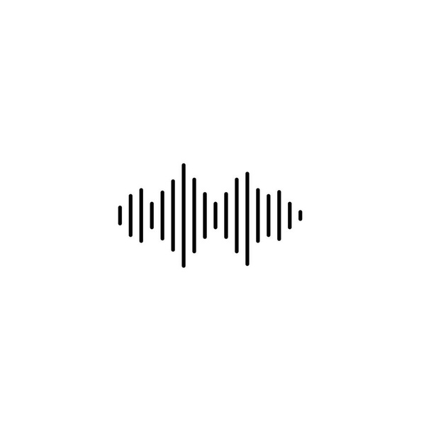 Sonido de onda de música logo vector plantilla - Foto, imagen