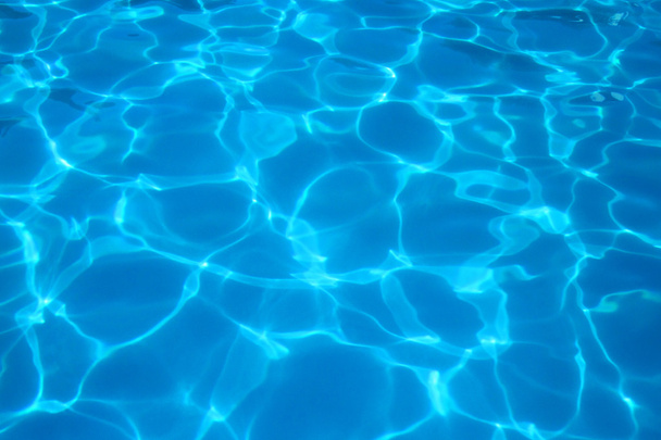 Blauwe water textuur - Foto, afbeelding