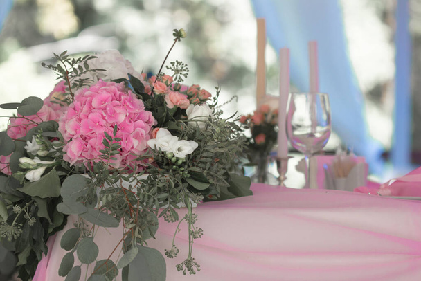 close up of beautiful wedding flowers - Photo, Image