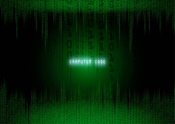 вирус, компьютерный вирус на дисплее с зеленым фоном - Фото, изображение