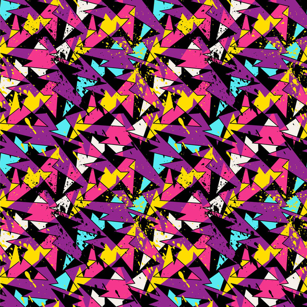 Seamless backdrop with abstract urban pattern - Vector, Imagen