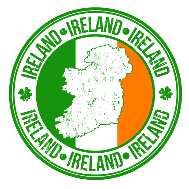 Ireland stamp - Wektor, obraz