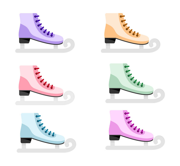 Vector illustration of skates icon on white background eps 10 - Вектор, зображення