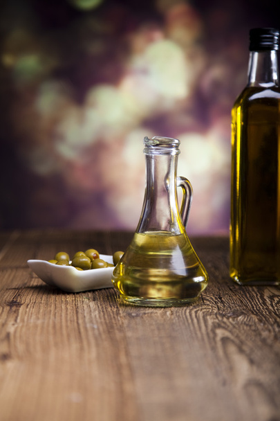 Oil and olives - Photo, Image