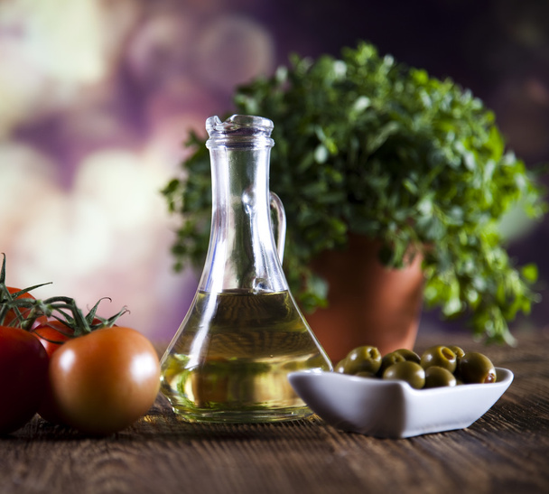 Bottles of olive oil - Foto, immagini