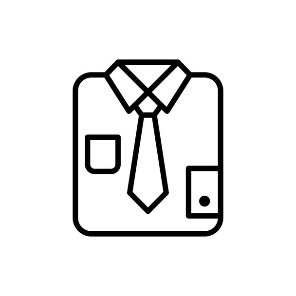 tie vector thin line icon - Вектор, зображення