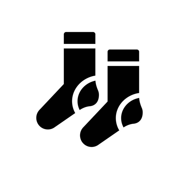 footwear vector glyph flat icon - Vektori, kuva