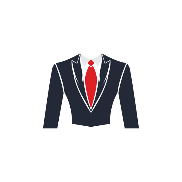 Vector coat tie for business  - Vektor, obrázek