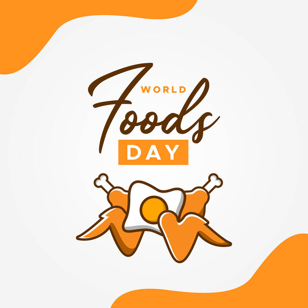 World Food Day Vector Design Illustration - Vector, Image
