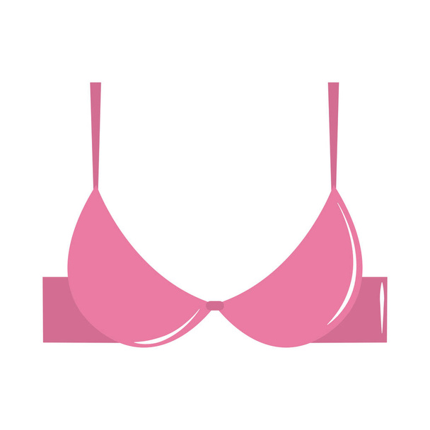 bra lingerie female fashion flat icon style - Vector, Image