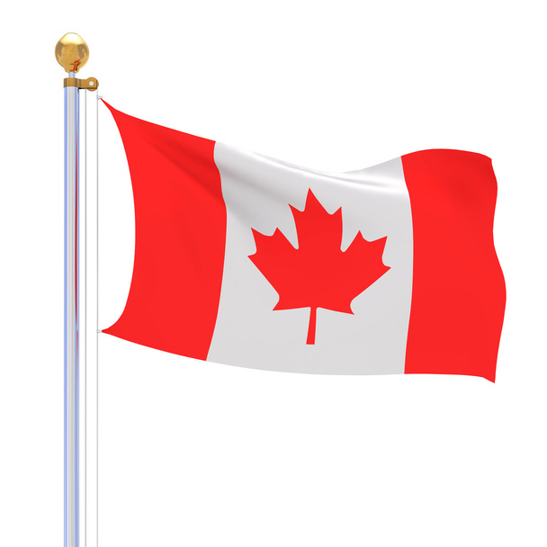 Canada flag 3d - 写真・画像