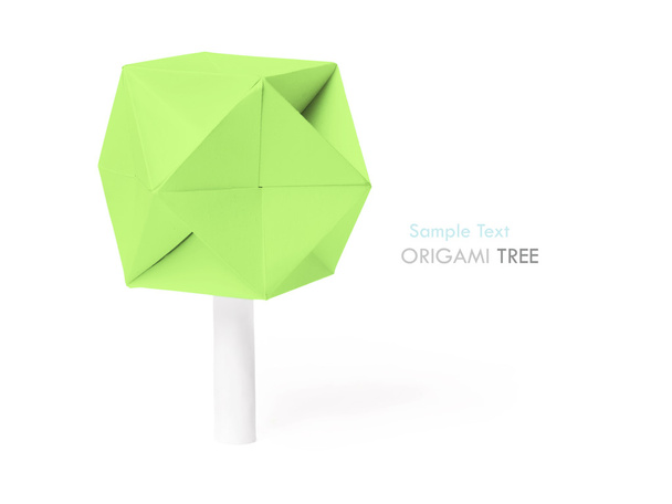 Origami paper tree - 写真・画像