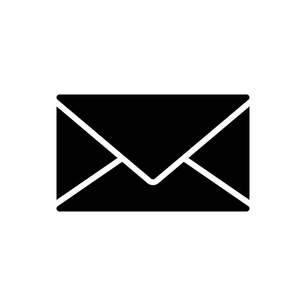 email vector glyph flat icon  - Вектор, зображення
